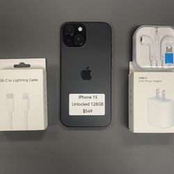 iPhone 15 Unlocked 128GB