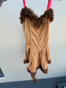 Secret Wishes Cowardly Lioness Costume S Brown Faux Fur Complete Outfit Licensed