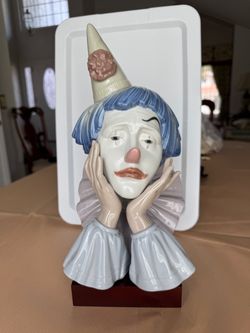 Lladro Sad Clown