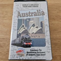 Australia VHS train ride video vhs #trainlover