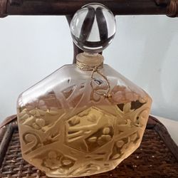 J.C. Brosseau France Ombre Rose Perfume Spray VTG Frosted Bottle Vintage