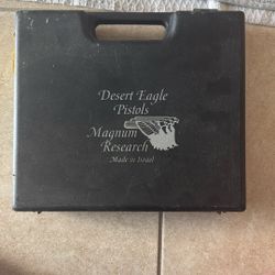 OEM Magnum Research Desert Eagle hard pistol case with foam insert