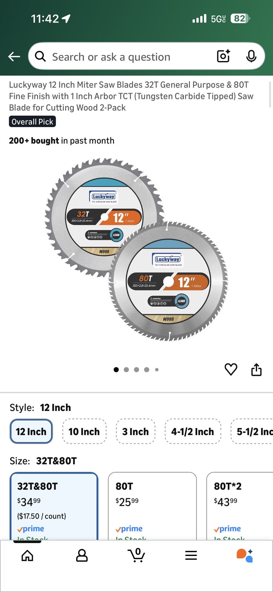 12 Inch 30 T And 80t