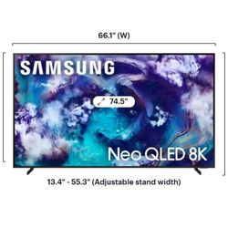 📺 Samsung 75” QN900F Neo QLED 8K Mini LED Smart TV (2025) – Open Box – Good Condition