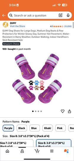 Pet Paw Protection: All Weather Boots New In Package