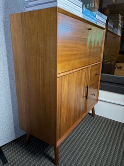 West Elm Mid-Century Secretary Desk (38”) – Like New