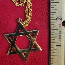 Star Of David Necklace Can Ship 