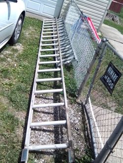 24 ft ext ladder and 36 ft reg ladder