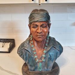Navajo Chief Sculpture  BY JOHN F PRAZEN 