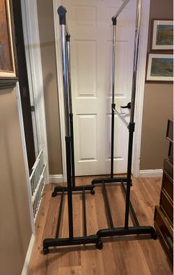6 for $60. Clothes racks.
