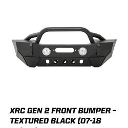 SMITTYBILT XRC GEN 2 FRONT BUMPER – TEXTURED BLACK (07-18 JK/JKU)