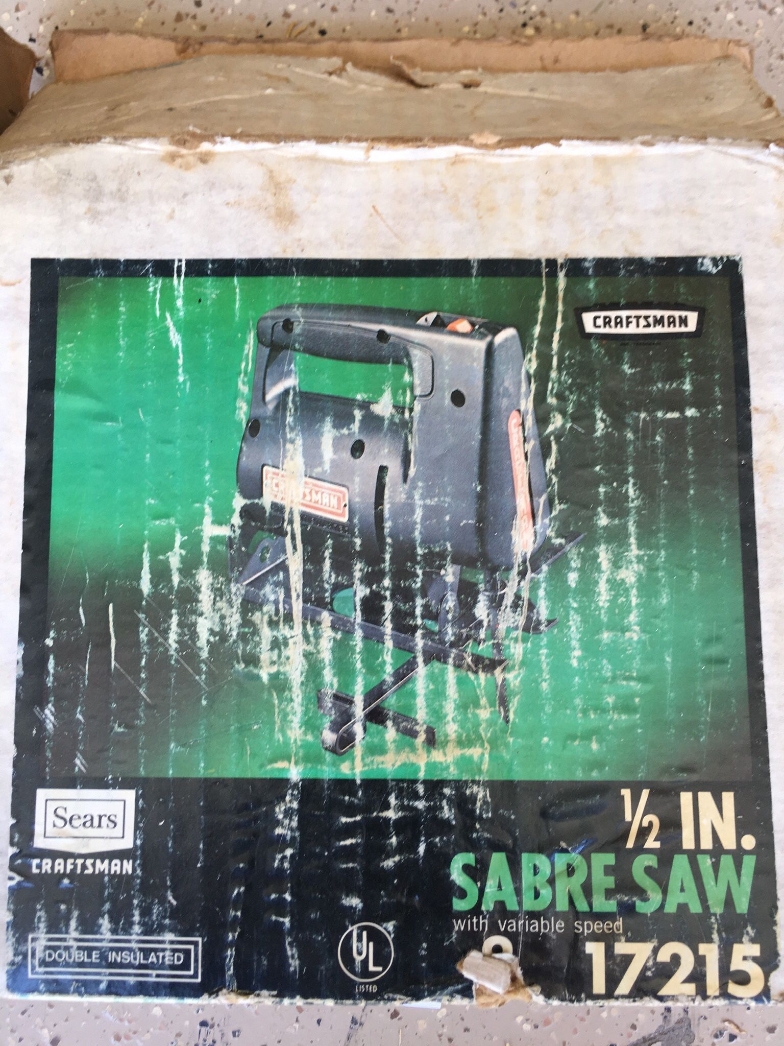 Vintage Sears Craftsman 1/2 in. Sabre Saw Model No. (contact info removed)5