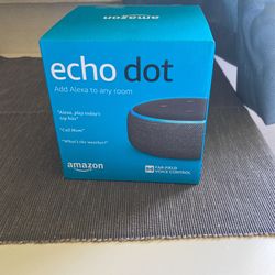Echo dot (BRAND NEW)