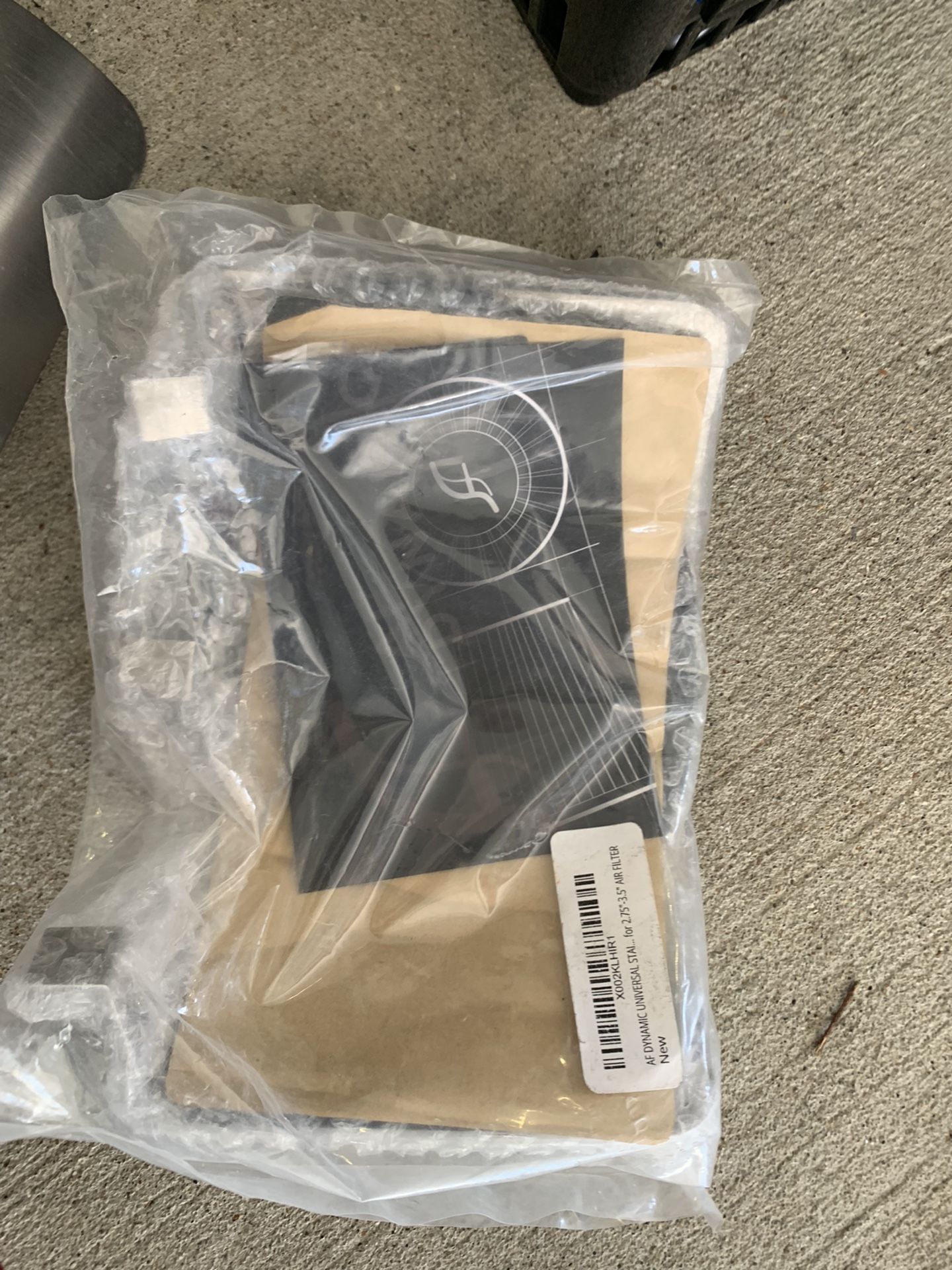 Heat shield for Dual cold air intake One is brand new in the packaging and the other one was never used just opened