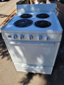 FREE 24" White Electric Coil Ranges oven Stove