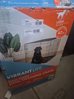 42 inch dog crate- like new