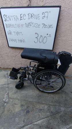 Drive  26"" Oversized Heavy-Duty Wheelchair