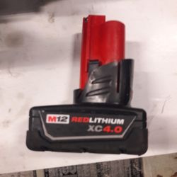 New M12 4.0 Battery