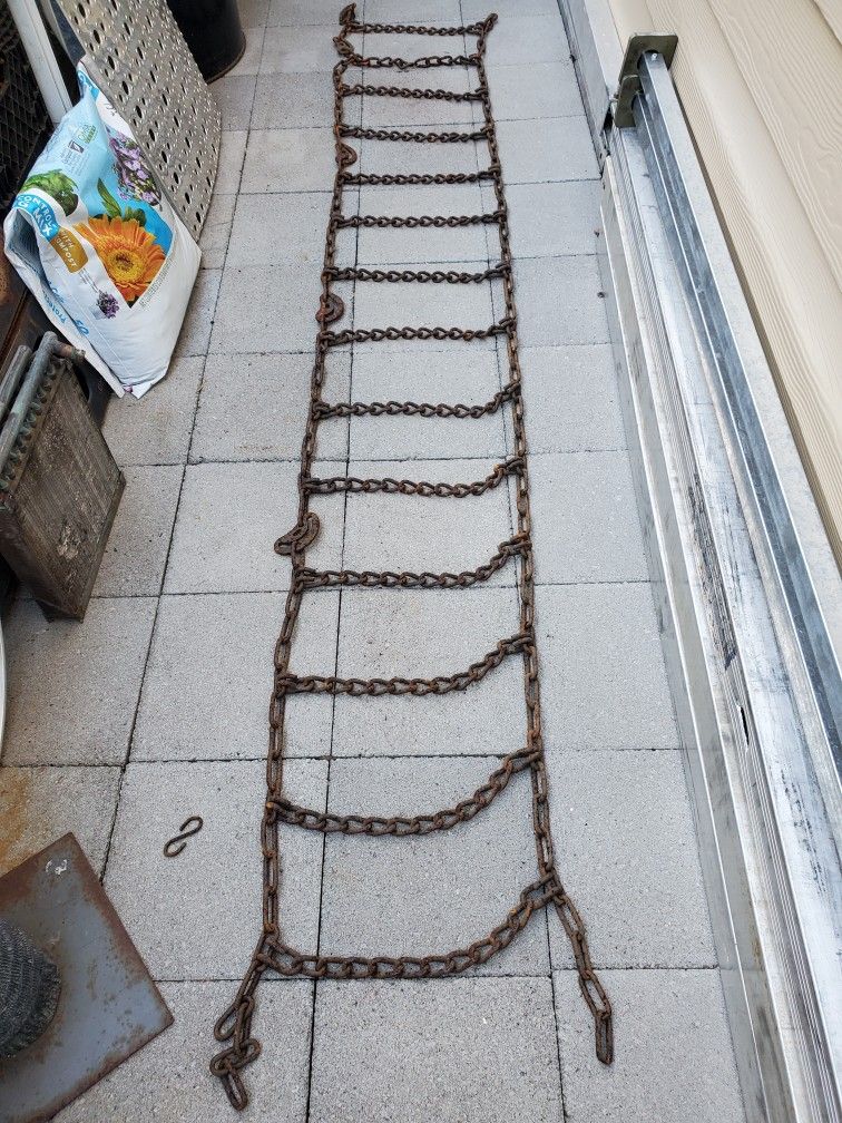Truck chains.