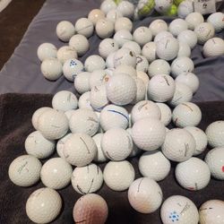 60 Used Titleist PRO VIX Golf Balls 