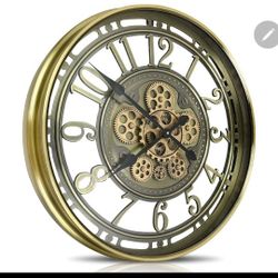 Real Gear Moving Clock