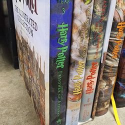 Harry Potter Hardback Illustrated Books 1-5