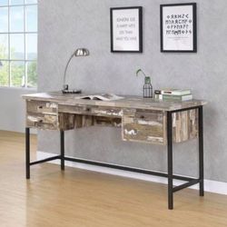 Brand New Salvaged Cabin Wood Writing Desk