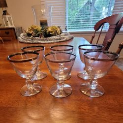 Set Of 10 Cocktail Liqueur Glasses Sm Stem (See Details) VINTAGE HOIDAYS ARE HERE