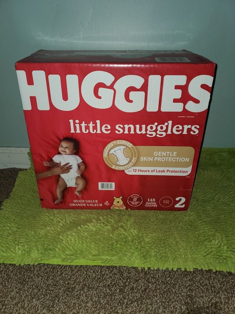 Box Huggies Little Snugglers 148 Diapers #2