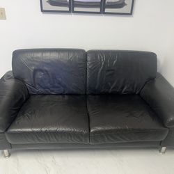 Genuine Leather Couch