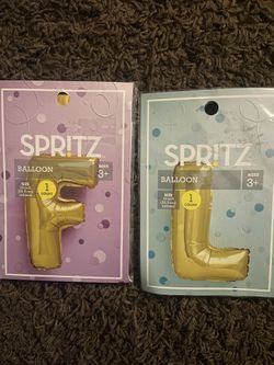 Foil Balloon Letter F & L