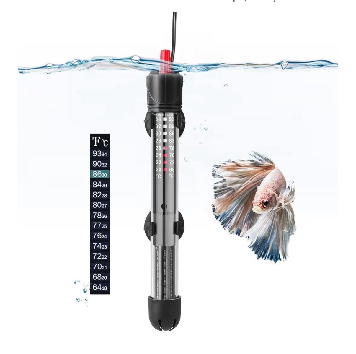 HITOP 300W Aquarium Heater, Submersible Fish