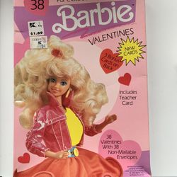 Vintage 1992 Cleo Barbie Valentines