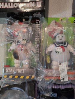 Ghostbusters Mr stay puft figures