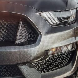 2015-2018 Mustang GT350 Carbon Fiber Upper Grille Inserts 