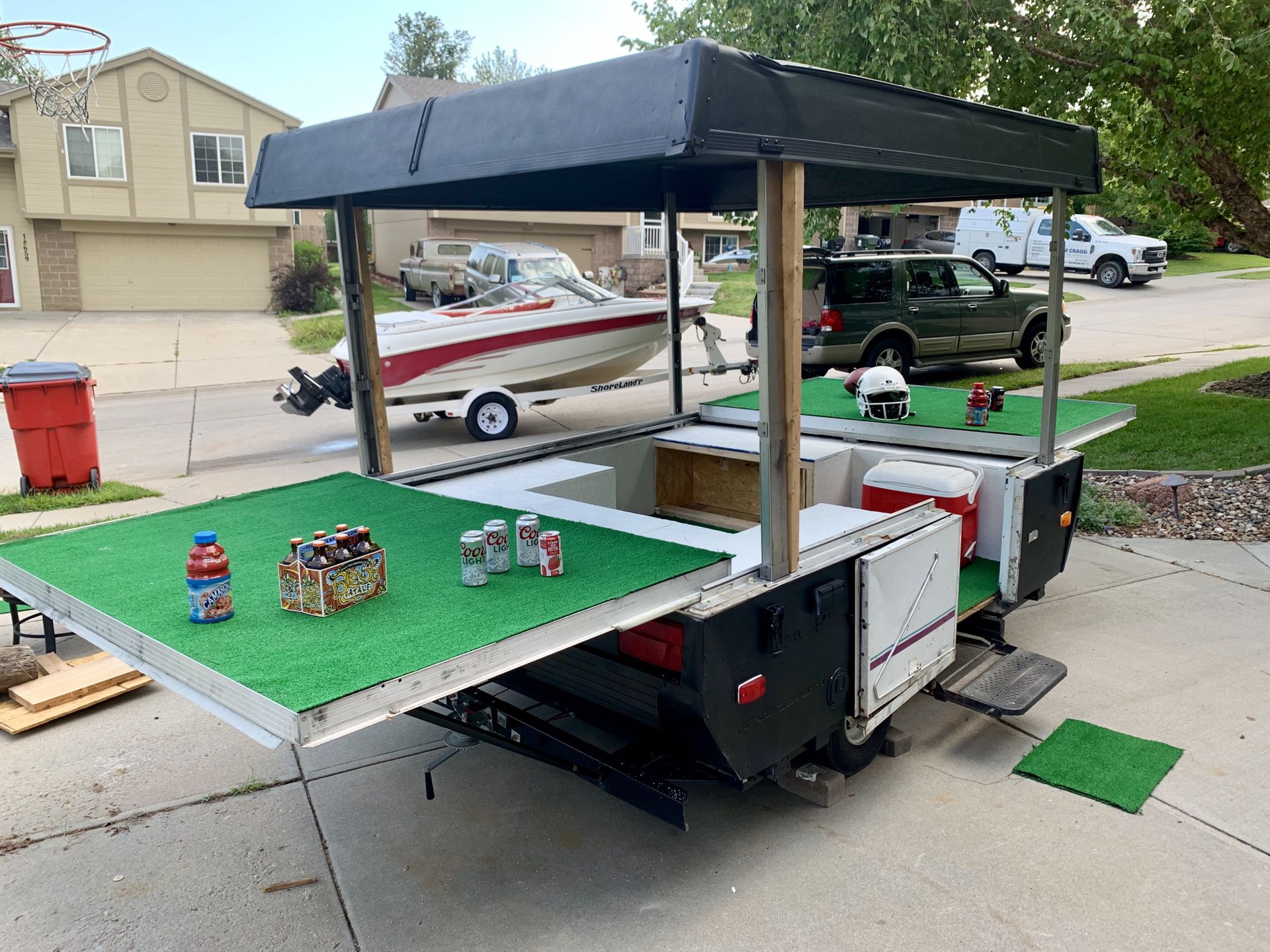 Converted Tailgate Pop Up
