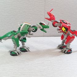 DICE DNA Integrated Cybernetic Enterprises MOTORAPTOR & MOTOTYRANO Vintage 