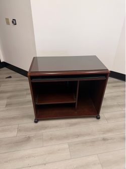Rolling Wooden Cabinet