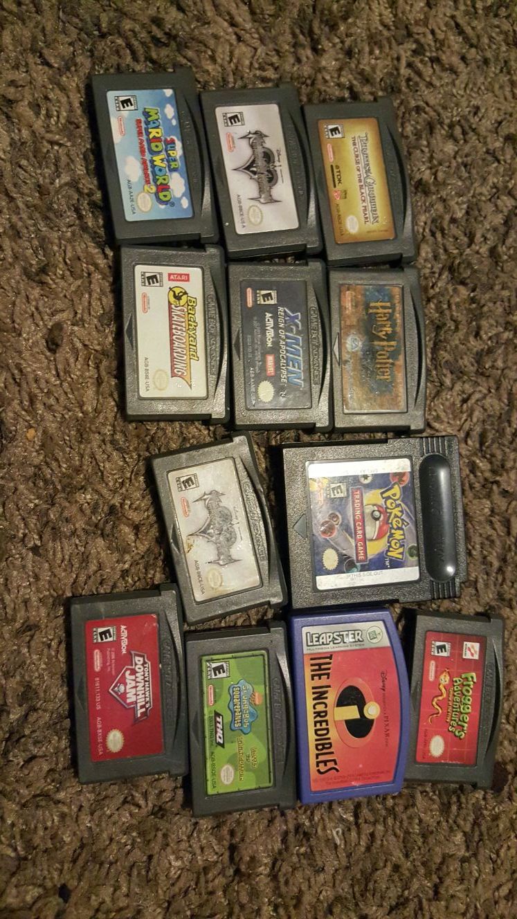 Gameboy anvance games