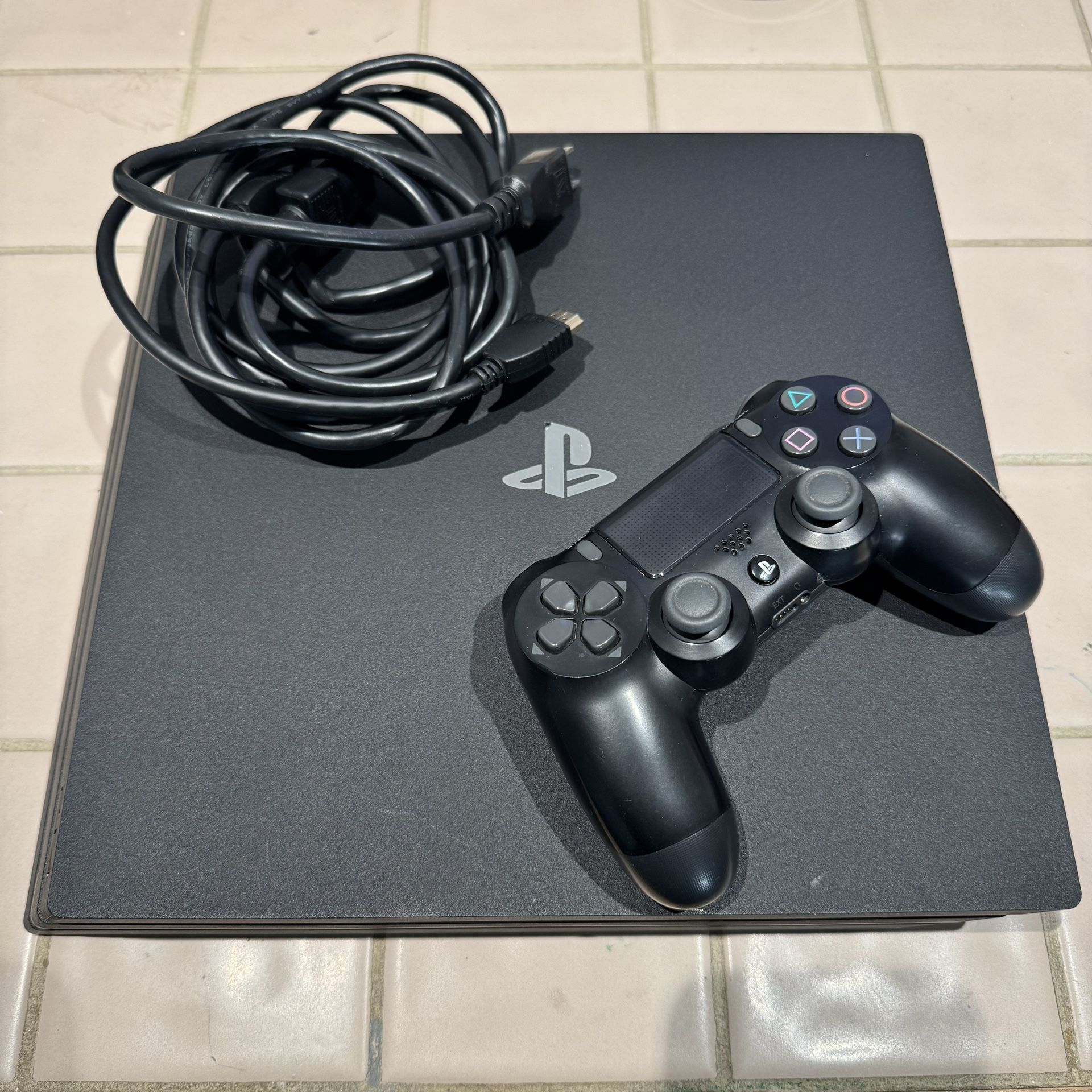PS4 Pro With Games And Dock (FW 12.00)