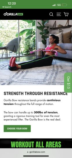 Original gorilla Bow Workout bar for Sale in Los Angeles CA OfferUp