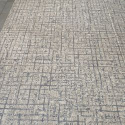 Soft thick and heavy 8x10 washable area rug