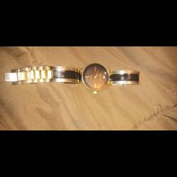 Anne Klein Watch Gold&black 