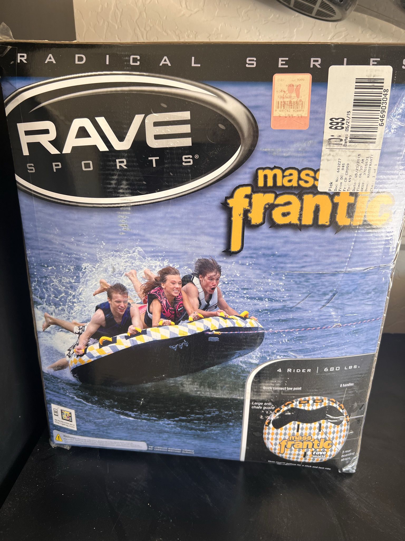 Summer Almost Here!! Three Person Raft 