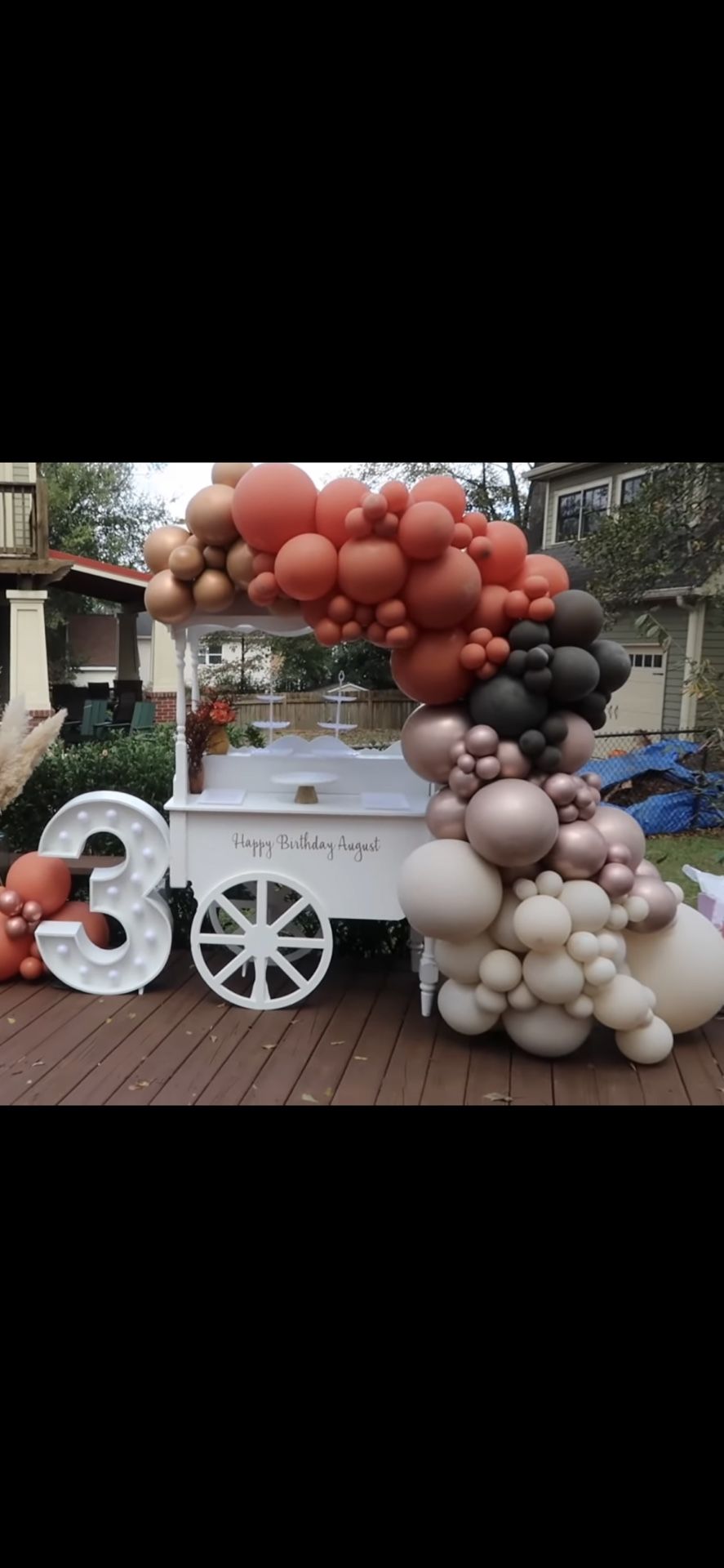 Balloon Arch’s Candy Apples 