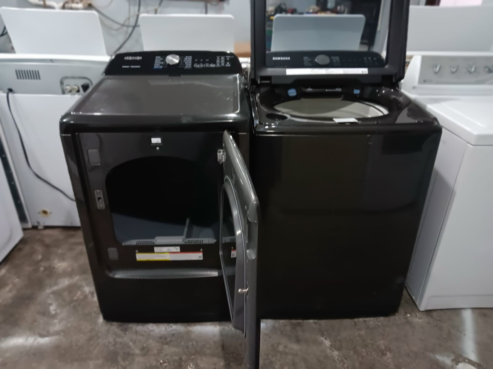 Samsung set washer And electric Dryer