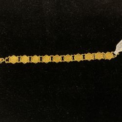 22KT American Eagle Bracelet 42503-2