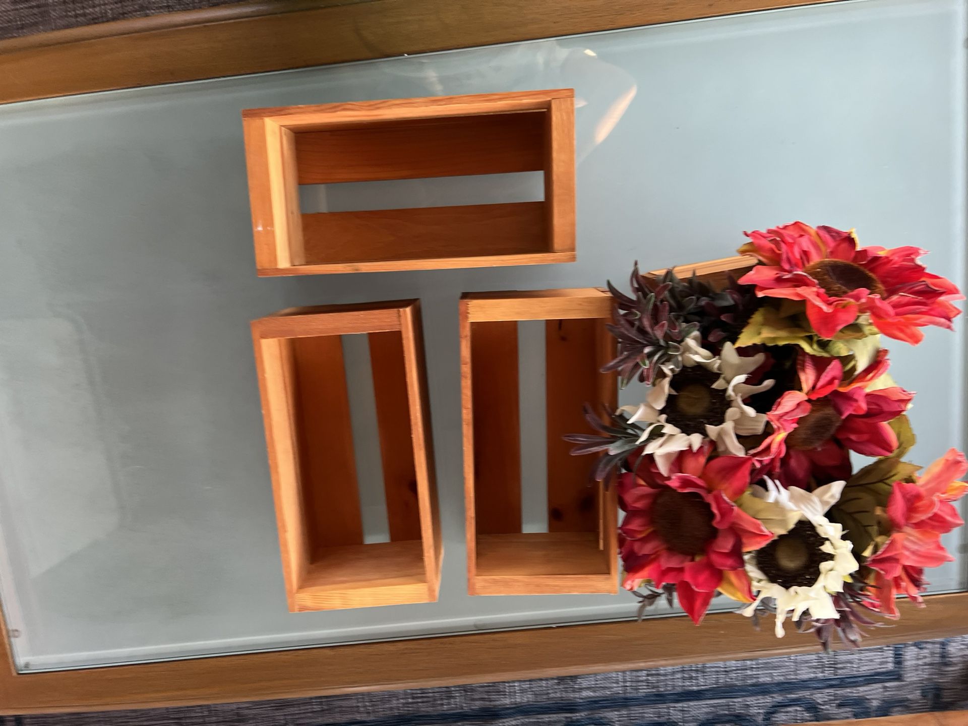 Wooden Mini Crates - One Flower Arrangement 