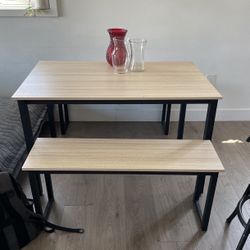 Dining Table With Benches