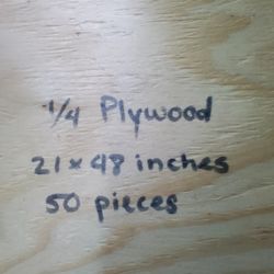 1/4 Inch Plywood - Shelving, Flooring, Paneling and more!
